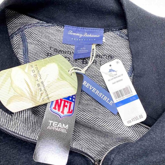 NWT Washington Redskins Tommy‎ Bahama Reversible Zip Sweatshirt - Picture 11 of 14
